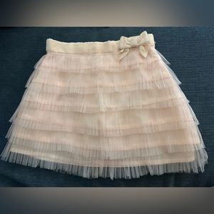 Janie and Jack Pale Pink Tulle Skirt